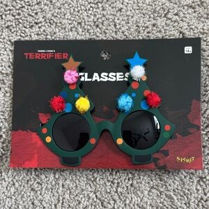 Spirit Novelty Christmas Tree Glasses NWT